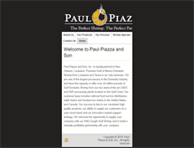 Tablet Screenshot of paulpiazza.com